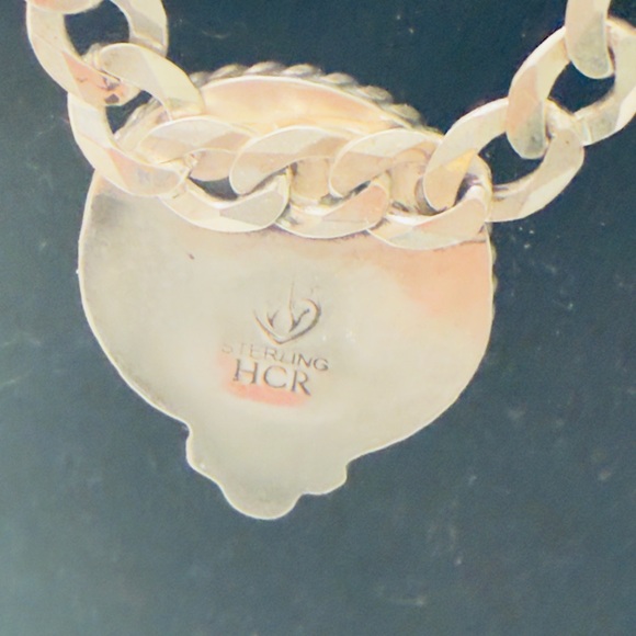 New Sterling Silver Turquoise Pendant Necklace - Picture 3 of 8